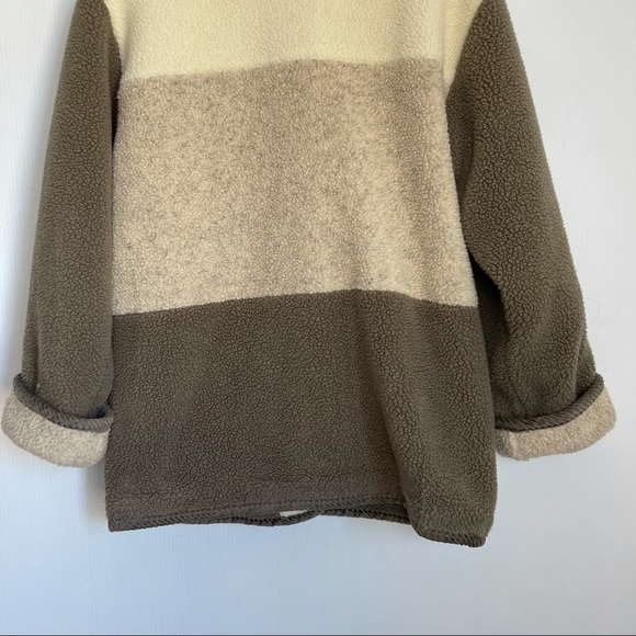 Sandro Paris Sherpa Button Front Coat - Picture 8 of 14